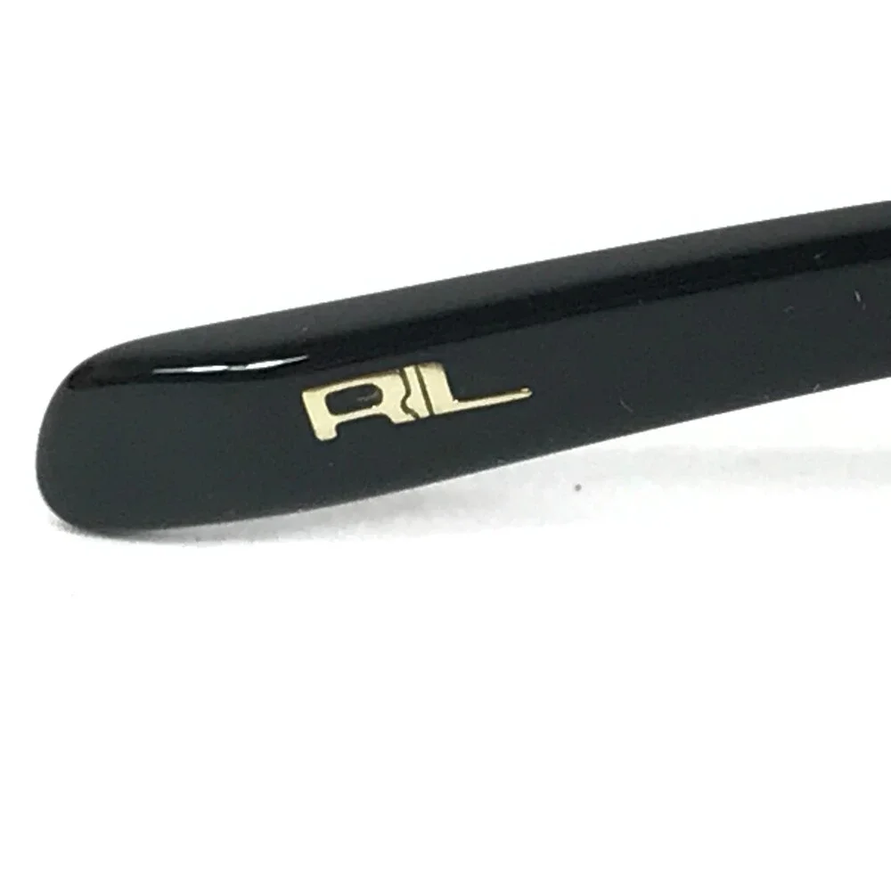 Vintage Ralph Lauren Eyeglasses Frames RL1405 807 Shiny Black Round 48-15-135